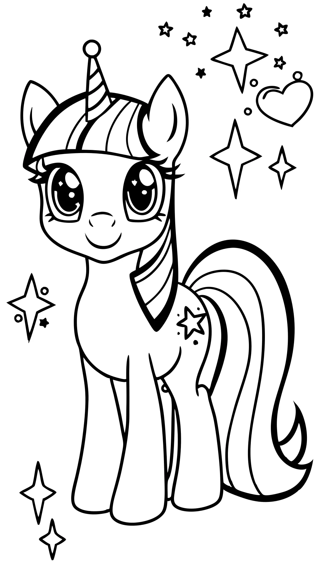 mes petits pages de coloriage de poney de princesse poney